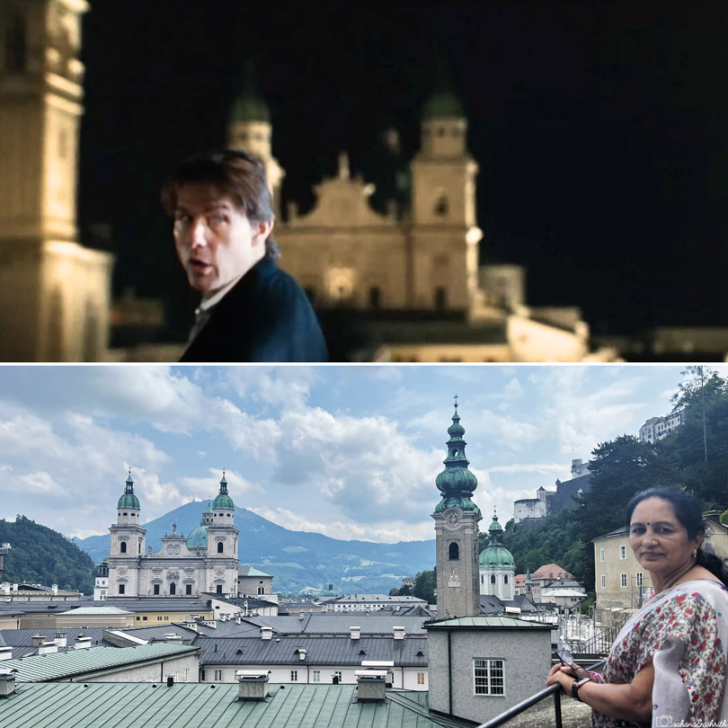 Knight and Day filming location in Salzburg Austria in the movie vs reality