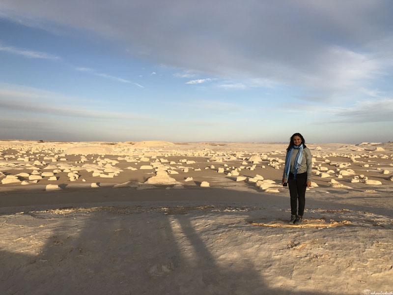 vacaywork author sahana kulur in egypt whitedesert